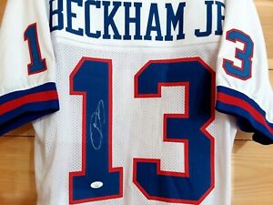 New York Giants Odell Beckham Jr Signed Color Rush Jersey JSA