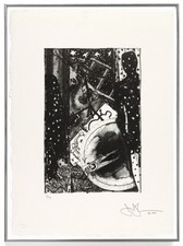 Jasper Johns Winter 1985-91 ULAE 248 Lithograph Signed Limited Edition Framed