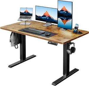 48" X 24" Electric Standing Desk Adjustable Height, 4 Memory Height Settings, He - Picture 1 of 9