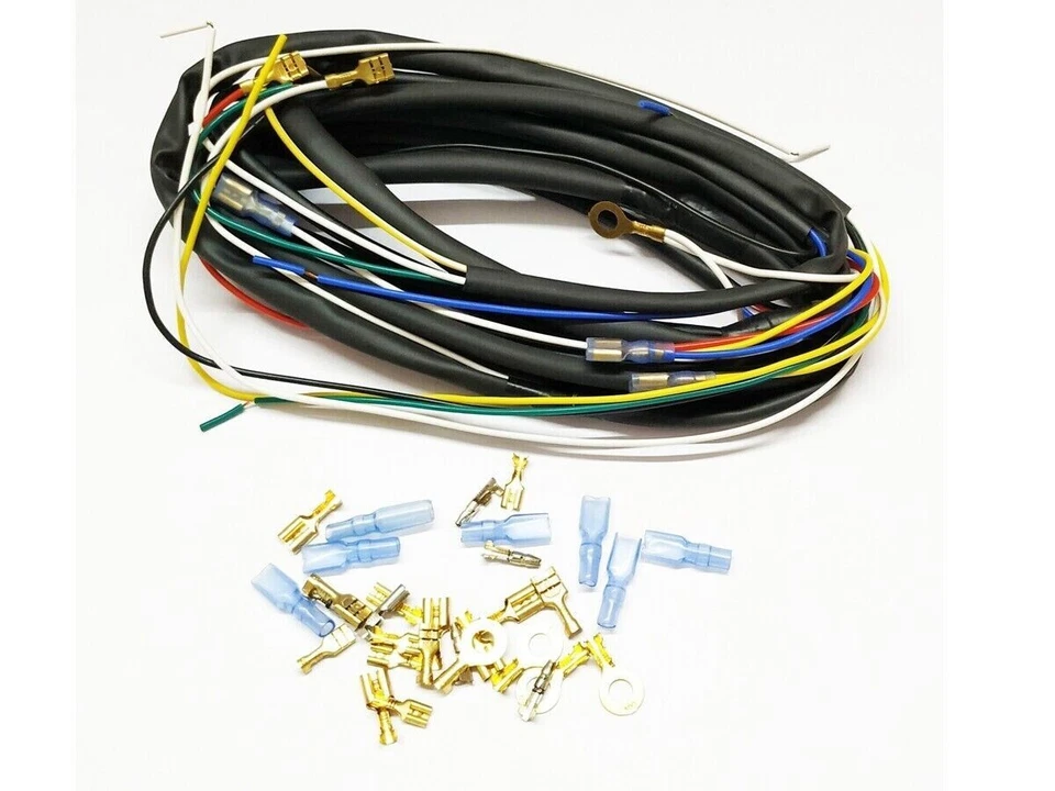 VESPA 12V WIRING LOOM HARNESS FOR VESPA VBB SUPER SPRINT RALLY WITH PX ENGINE - Image 1 of 2
