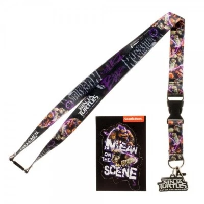 Ninja Turtles Lanyard Bebop and Rocksteady Movie Nickelodeon TMNT Villains - Image 1 of 3