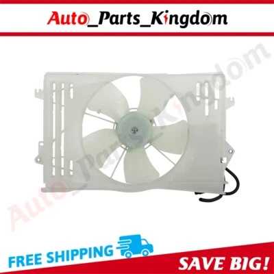 Radiator Cooling Fan Assembly For 2003 2004 2005 2006-2008 Toyota Corolla 1.8L - Image 1 of 4