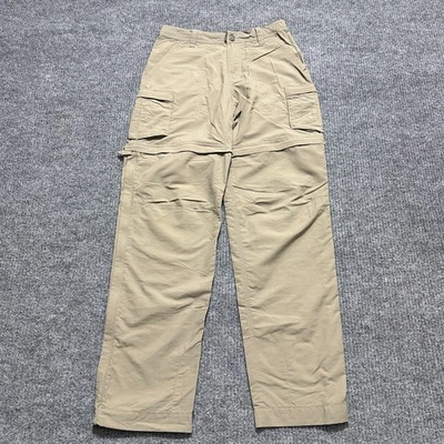 Pantalones cargo Rei para mujer talla 4 beige con cremallera convertibles senderismo aire libre elásticos Foto 1 de 4