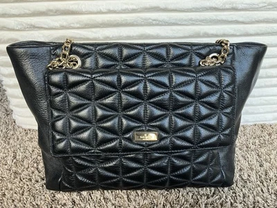 Bolso de Mano Kate Spade Acolchado Cuero Negro Mediano. Foto 1 de 4