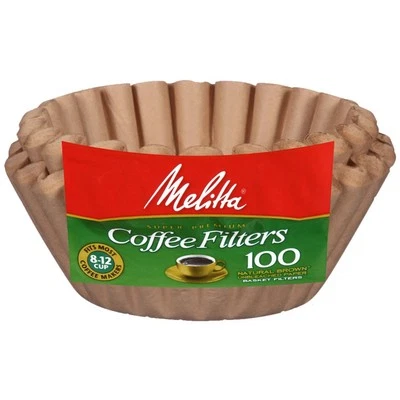 Filtros de café Melitta Basket marrón natural sin blanquear 100 unidades Foto 1 de 4