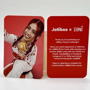 Jollibee X Bini Fotokarte Mikha Yumburger BINIverse Philippine Exclusive Blooms - Bild 1 von 2