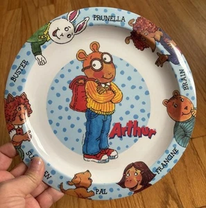 Vintage 1999 PBS Kids Arthur Melamin Teller Marc Brown Design Kleinkind Kinder’s - Bild 1 von 3