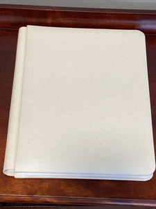Westrim Crafts Strap/Hinge Cloth Scrapbook Album 8.5 x 11 w/Pages Ivory - Picture 1 of 2