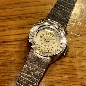 Vintage Lady Sheffield 17 Jewel Wrist Watch Wind Up Non Working - Picture 1 of 11