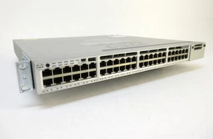 Cisco WS-C3850-48T-L 48 Port POE+  Gigabit Switch with 1x Power Supply - Picture 1 of 6