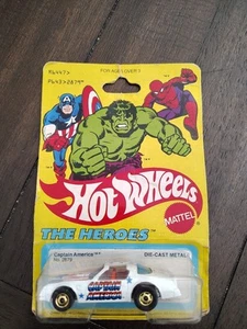 Hot Wheels Blackwall Heroes CAPTAIN AMERICA Red Int #2879 NEW in BLISTERPACK !! - Picture 1 of 5