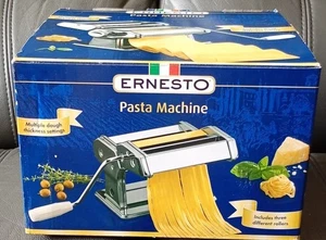 Utensilios de cocina Ernesto máquina de pasta acero inoxidable viene con manual - Imagen 1 de 4