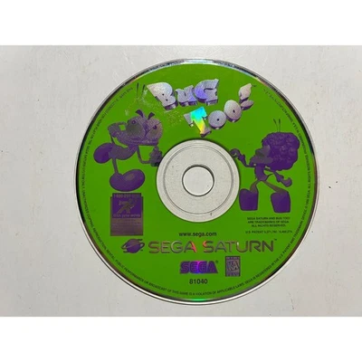 Bug Too! (Sega Saturn) Tested Works Disc only🔥 - Image 1 of 2