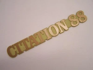 VINTAGE BETHANY CITATION 88 EMBLEM - Picture 1 of 3