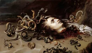 Peter Paul Rubens: ""Testa di Medusa"" (1618) — Stampa Belle Arti Giclee - Foto 1 di 7