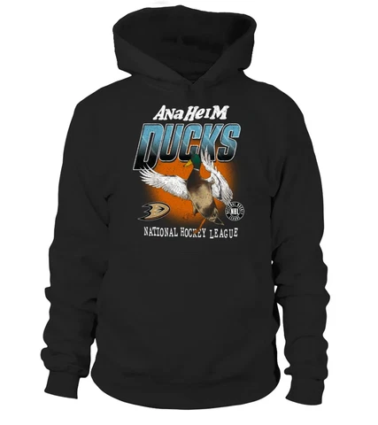 ANAHEIM DUCKS TRADITION VINTAGE TUBULAR BLACK UNISEX HOODIE GIFT FAN S-3XL Cover