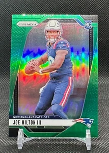 2024 Panini Prizm Joe Milton III #354 Green Prizm RC - Picture 1 of 2