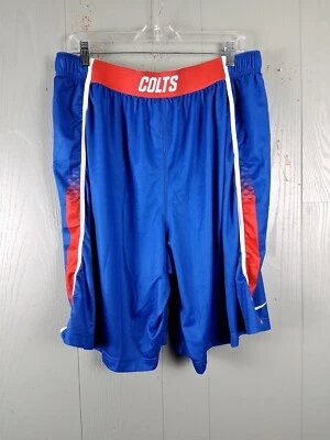 Indianapolis Colts Nike NFL Shorts Mens 2XL Mesh Y2K Drawstring Athletic - Image 1 of 4