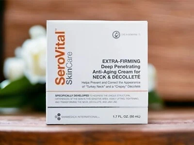SeroVital EXTRA-FIRMING Deep Penetrating Anti-Aging Cream For Neck  50ml  SEALED - Image 1 of 4