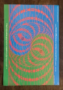 Original FD068 FAMILY DOG Poster QUICKSILVER Big Brother BLUE CHEER Vic Moscoso - Bild 1 von 6