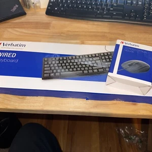 Verbatim Wired Keyboard & Mouse - NEW - Picture 1 of 5