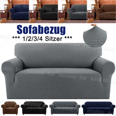 Sofa Überwurf Sofabezug Sofahusse Wasserdicht Abdeckung Für 1-4 Sitzer L-Form - Bild 1 von 4