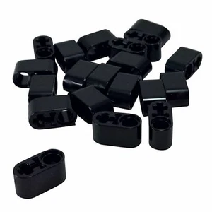 20 NEW LEGO Technic Liftarm 1 x 2 Thick Pin Hole Axle Hole BRICKS Black - Picture 1 of 1