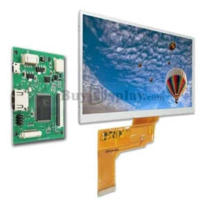 Raspberry PI 7" inch TFT LCD Display w/HDMI Driver/Controller Board 800X480 - Picture 1 of 6
