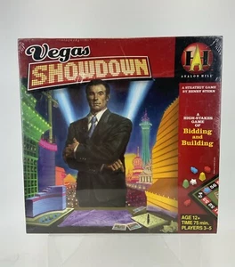 SEALED VEGAS SHOWDOWN AVALON HILL 2005 Game of Bidding Building CASINO BOARD NEW - Picture 1 of 6