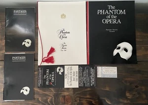 Das Phantom der Oper Programm Majestic Theatre NY Pantages Toronto 1980er Vintage - Bild 1 von 12