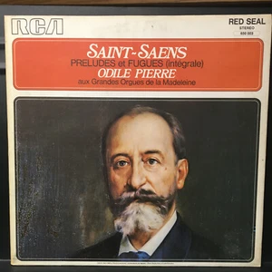 Saint-Saëns Odile Pierre Preludes Et Fugues Lp Schallplatte Frankreich Import PFEIFENORGEL - Bild 1 von 7