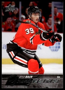 2015-16 Upper Deck Young Guns Kyle Baun Rookie Chicago Blackhawks #241 R77 - Picture 1 of 2