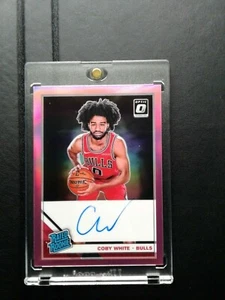 2019-20 Donruss Optic Coby White RC Rookie Pink Prizm on card AUTO #20/25  - Picture 1 of 2