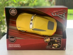 Disney Cars 3 Movie Moves Cruz Ramirez, Working Headlights 65+ Sounds/Phrases - Picture 1 of 10