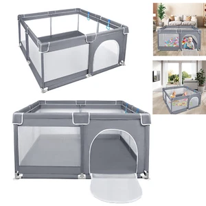 Baby Laufstall Laufgitter Krabbelgitter Absperrgitter Spielstall Schutzgitter DE - Bild 1 von 12