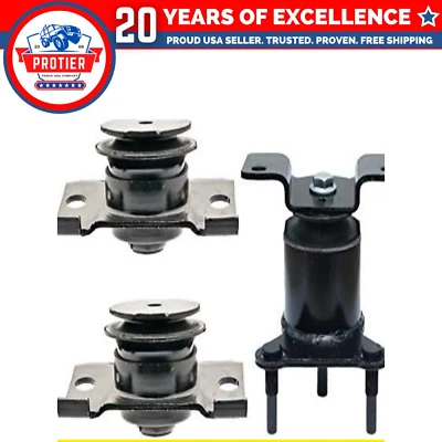Fits Nissan Frontier, Xterra, Pathfinder 2005-2014 2WD 4.0L Motor Mount Set 3PCS - Image 1 of 3