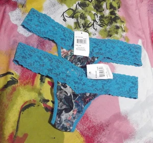 2 NEW HANKY PANKY 4911SCU02 CHIM USA LOW RISE THONG PANTIES OS 2-12 - Picture 1 of 2