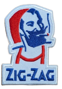 Zig Zag Rolling Papers Embroidered Patch #2 - Picture 1 of 1