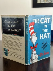 Cat in the Hat 1st/1st 1957 Dr Seuss Book Edition First State Single Signature - Bild 1 von 9
