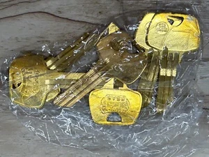 STAR Schlosser Zubehör 5SA6 Messing Schlüssel Rohlinge 6er Set Made in USA - Bild 1 von 4