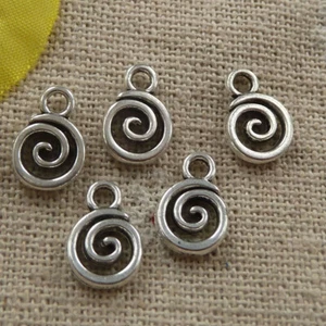 Kostenloser Versand 440 Stck. Tibetisches Silber schöne Charms 11x8mm L-4368 - Bild 1 von 4
