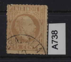 FORGERY of Netherland Indies 1874 King William III , SELL all as forgery , A738 - Bild 1 von 1