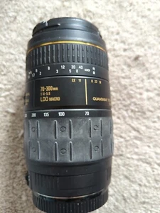 Quantaray Tech 10 NF AF 70-300mm LENS 1:4-5.6D LDO Macro Auto Focus - Picture 1 of 4