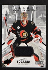2022-23 UD Trilogy Black Foil Memorabilia Relic #138 Mads Sogaard /499