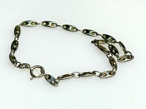 Sterling Silver 925 Bracelet Jewellery Chain Anchor Marine 3.06g - Picture 1 of 5