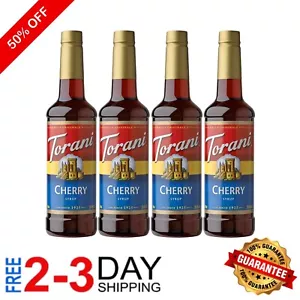 Bold Cherry Flavor Syrup - 25.4 Ounce Bottles (Set of 4) for Creative Drinks - Picture 1 of 9
