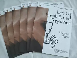 Lot/6 Handbell Music 'Let Us Break Bread Together' 3-5 Oct Brand NEW - Picture 1 of 4