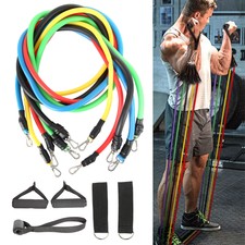 11pcs/set Pull Rope Fitness Exercise Resistance Bands Training Workout Yoga