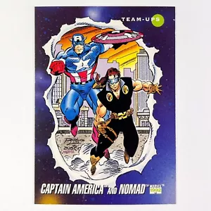 Marvel Impel 1992 Captain America and Nomad Team-Ups 80 Serie 3 MCU - Bild 1 von 2