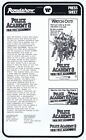 POLICE ACADEMY 2 Original Australian Movie Press Sheet Steve Guttenberg
